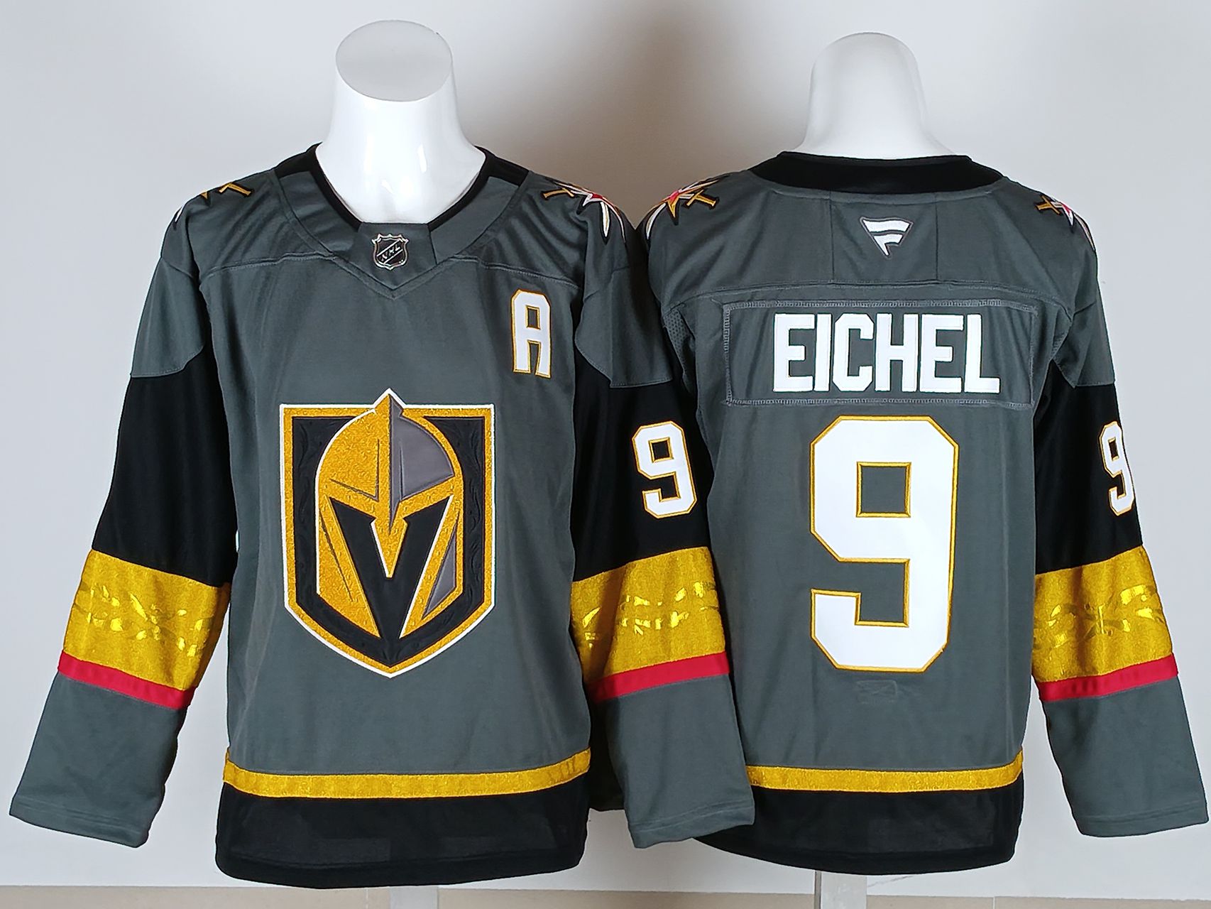 Men 2026 Vegas Golden Knights #9 Elchel Grey NHL Jersey style 01->more nhl jerseys->NHL Jersey